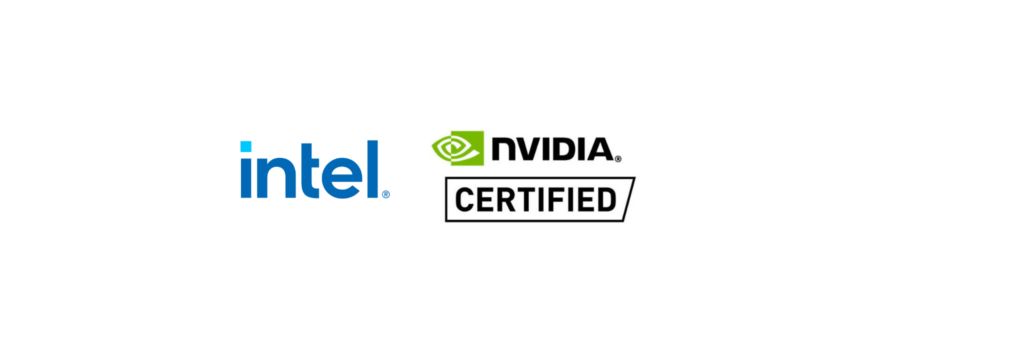 Intel and NVIDIA logo
